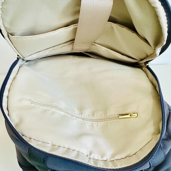 ISAAC MIZRAHI TIKTOK VIRAL LAPTOP ON-THE-GO ESSENTIALS TRAVEL BACKPACK BLUE GRAY main image 4